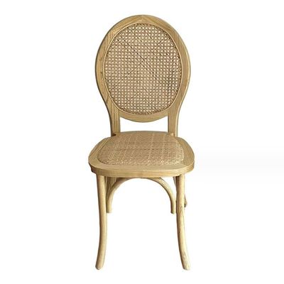 Généraux Meubles de maison de style vintage français Chaises à manger en bois Chaises de mariage en tissu pour hôtel