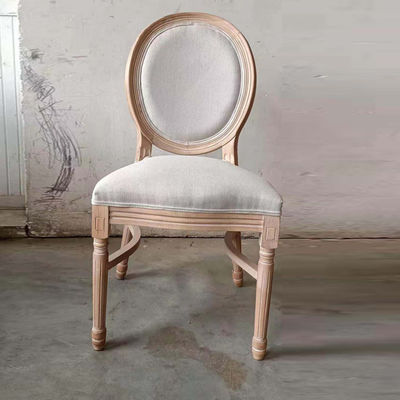 NO Chaise de banquet en bois massif pliée Louis pour événements Chaise de mariage et d'événement nordique D54*W53*SH44.5*H76.5
