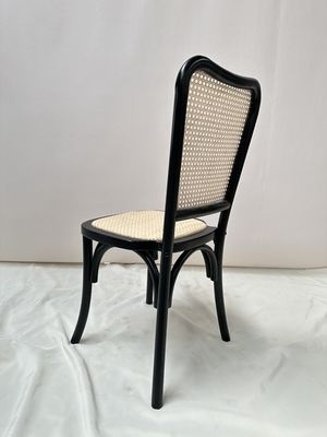 Chaise de salle à manger en rotin en bois moderne pour des sièges classiques et confortables