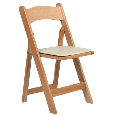 Chaise de restaurant pour banquet moderne pliable en bois massif salle à manger mariage Chaise en bois