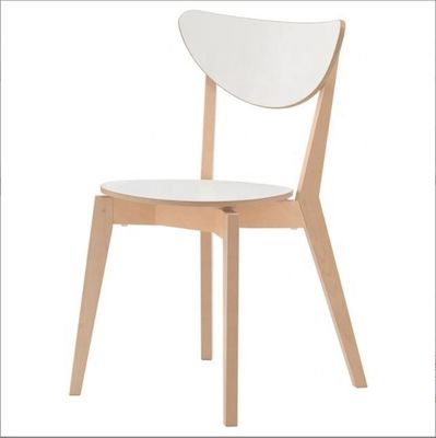 Appartement Meubles modernes Café en bois massif Chaise de restaurant en noyer