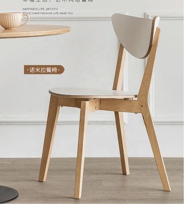 Appartement Meubles modernes Café en bois massif Chaise de restaurant en noyer