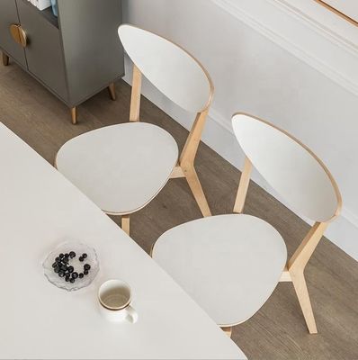 Appartement Meubles modernes Café en bois massif Chaise de restaurant en noyer