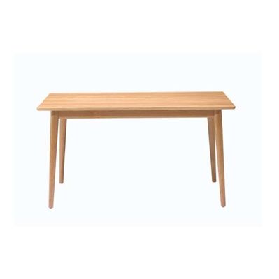 Meubles de salle à manger moderne Table à manger en bois rectangulaire en style design du milieu du siècle avec bois massif