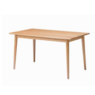 Meubles de salle à manger moderne Table à manger en bois rectangulaire en style design du milieu du siècle avec bois massif