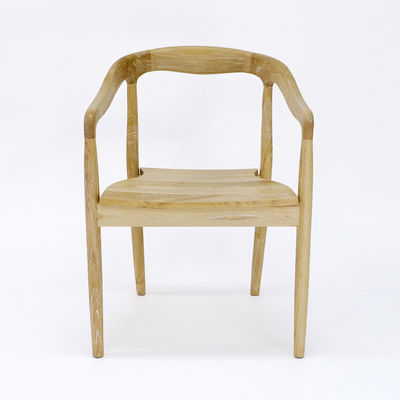 Villa moderne empilable en bois massif Banquet de mariage Chaise en bois pour meubles de salle à manger à Villa