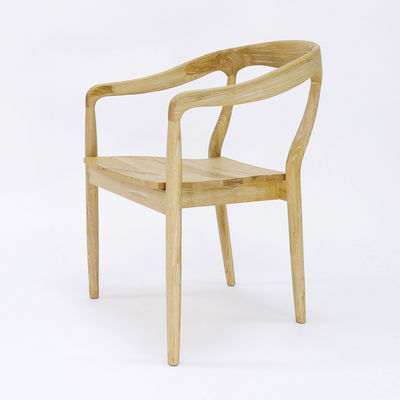 Villa moderne empilable en bois massif Banquet de mariage Chaise en bois pour meubles de salle à manger à Villa