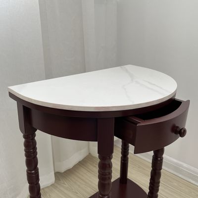 Meubles de salle à manger rectangulaires et carrés Meubles de salle à manger en bois massif ancien Table de côté de café pour intérieurs de bureau sophistiqués