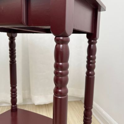 Nice Style Vintage Cabinet en bois massif Table de côté Table de nuit avec tiroir Pour la chambre à coucher Salle de séjour Meubles de salle à manger OEM / ODM