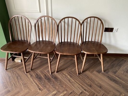 Chaise en bois classique nordique Windsor Chaises en bois pour salon pliées NON NON pliées NON pliées NON pliées
