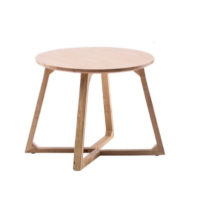 Table à café en bois à jambes croisées Table d'appoint Moderne style de conception en Burlywood / couleur noyer