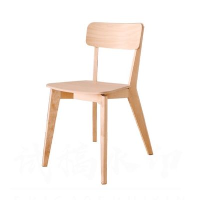 Chaise de salle à manger en bois massif pour un restaurant spécial pour les jeunes