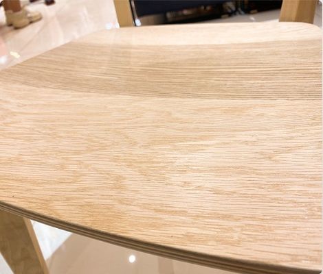 Chaise de salle à manger en bois massif pour un restaurant spécial pour les jeunes
