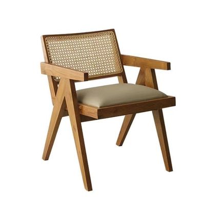 Chaise d'appui-bras en rotin en bois Construction Général Meubles de maison