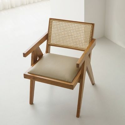 Chaise d'appui-bras en rotin en bois Construction Général Meubles de maison