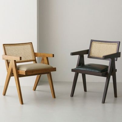 Chaise d'appui-bras en rotin en bois Construction Général Meubles de maison