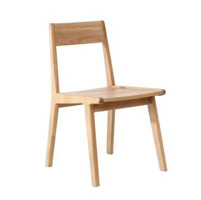 Chaises de salle à manger en bois massif de style classique nordique pour les meubles de restaurant