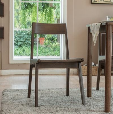 Chaises de salle à manger en bois massif de style classique nordique pour les meubles de restaurant