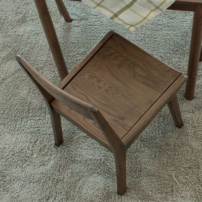 Chaises de salle à manger en bois massif de style classique nordique pour les meubles de restaurant