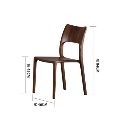 Chaise à manger en bois massif spécifique avec des conceptions compétitives et acceptables par le client