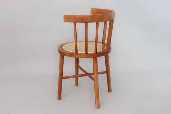 Couleurs personnalisées Conception client Acceptable Chaise en rotin moderne nordique Meubles en bois