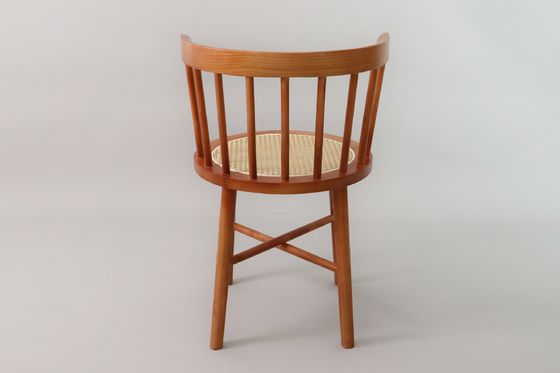 Couleurs personnalisées Conception client Acceptable Chaise en rotin moderne nordique Meubles en bois