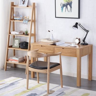 Chaise de salle à manger en bois massif à dos rond bas dans un style moderne pour les repas de luxe