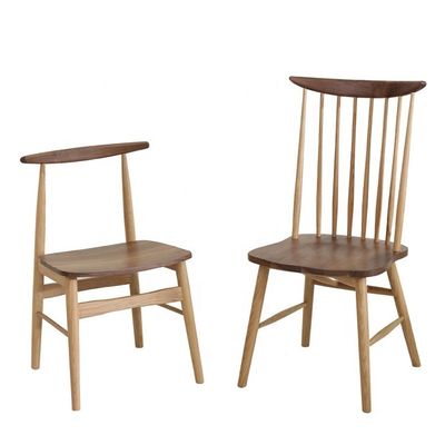 Chaise de cuisine de luxe en bois massif classique pour restaurant classique