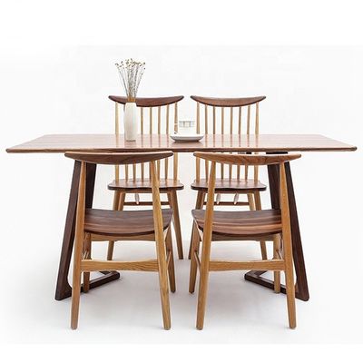 Chaise de cuisine de luxe en bois massif classique pour restaurant classique