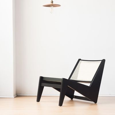 Design contemporain Meubles de maison Chaise en rotin tissé Chaise en bois massif pour espaces de loisirs Style contemporain