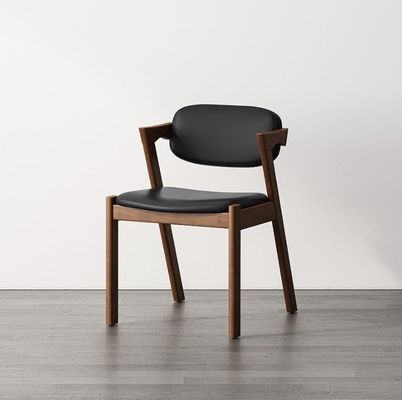 Emballage du courrier Y Lieux de loisirs Chaise en cuir en bois de chêne nordique Chaises de salle à manger en bois classique