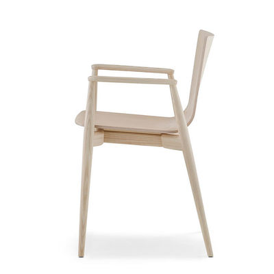 Nordic Light Luxury fauteuil en bois massif fauteuil de cuisine rembourrée en cuir pour hôtels Café et salon Emballage du courrier