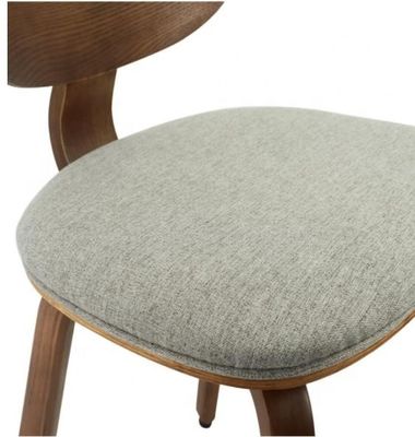 Accueil Meubles Chaise de salle à manger en bois avec revêtement en cuir ou en tissu et artisanat supérieur
