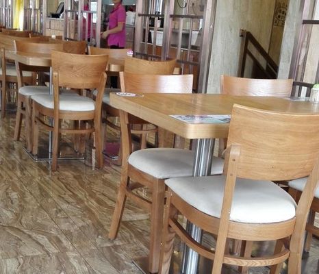Hôtel/café/restaurant Chaise à manger en bois avec bois de qualité commerciale