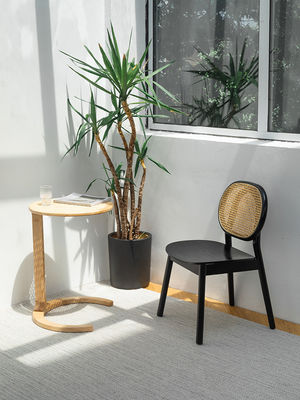 Dernières 5 étoiles chaise en rotin meubles en chêne massif chaises de bureau prêtes à l'emploi personnalisées dans un design moderne