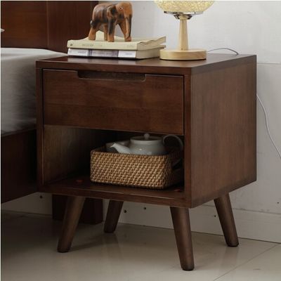 Table de nuit en bois massif Armoire de rangement à la mode pour la décoration des chambres à coucher et du salon