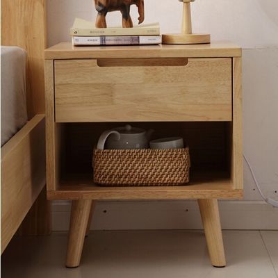 Table de nuit en bois massif Armoire de rangement à la mode pour la décoration des chambres à coucher et du salon