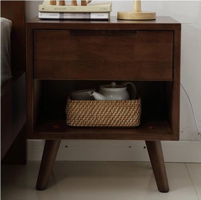 Table de nuit en bois massif Armoire de rangement à la mode pour la décoration des chambres à coucher et du salon