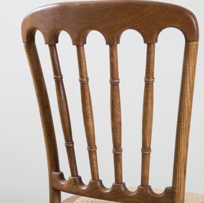 Chaise de Chivari en bois massif pour le dîner en rotin lors des mariages classiques