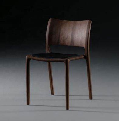 Ajoutez une touche de luxe à votre café et votre restaurant avec une chaise de salle à manger en bois massif nordique plié