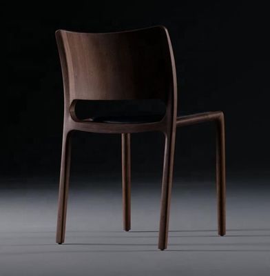 Ajoutez une touche de luxe à votre café et votre restaurant avec une chaise de salle à manger en bois massif nordique plié
