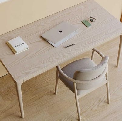 Accueil Meubles de luxe haut de gamme Nordique en bois massif en cendres courbées dossier haute densité éponge fauteuil à bras rembourrés