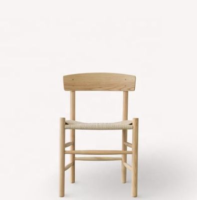 haut de gamme en bois massif japonais corde tissée dossier incurvé fauteuil de loisirs extérieur NUL Solution pliée Sélection de type Version