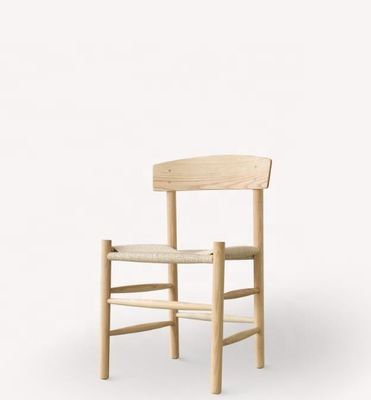 haut de gamme en bois massif japonais corde tissée dossier incurvé fauteuil de loisirs extérieur NUL Solution pliée Sélection de type Version