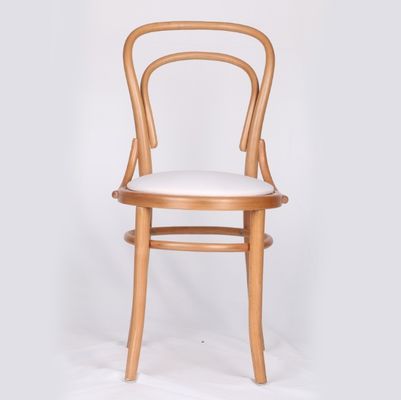 Emballage du courrier Y Chaise de salle à manger en bois à dos haut avec design antique et revêtement en bois de hêtre