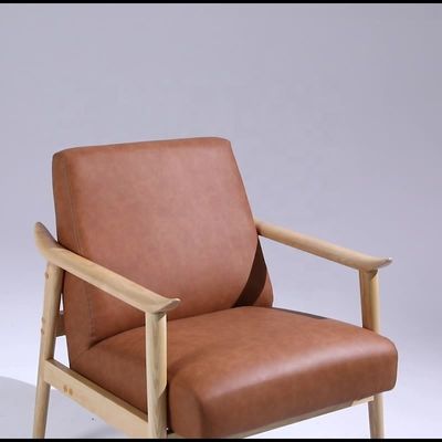 Expérience de détente Chaises basses en bois massif moderne pour la salle du restaurant africain