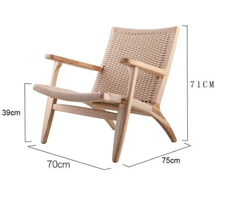 Accueil Bureau Chaise en rotin pour meubles d'extérieur Jardin Patio Plage Café Restaurant Limites de poids 200 kg et élégant