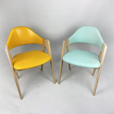 Chaise de cuisine en bois de style moderne de luxe commercial avec meubles de salon en bois