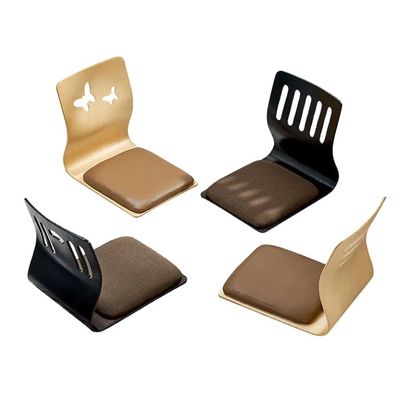 Chaise tatami en bois empilable confortable de style japonais Chaise de loisirs sans jambes accent tatami empilable en bois japonais