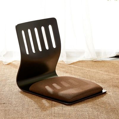Chaise tatami en bois empilable confortable de style japonais Chaise de loisirs sans jambes accent tatami empilable en bois japonais